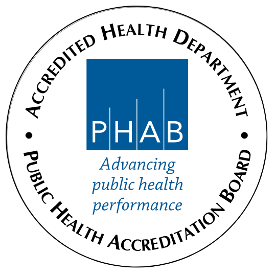 Accredited health department by PHAB