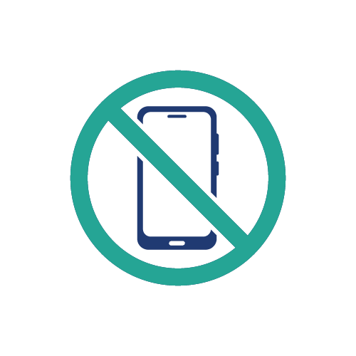 No phones icon